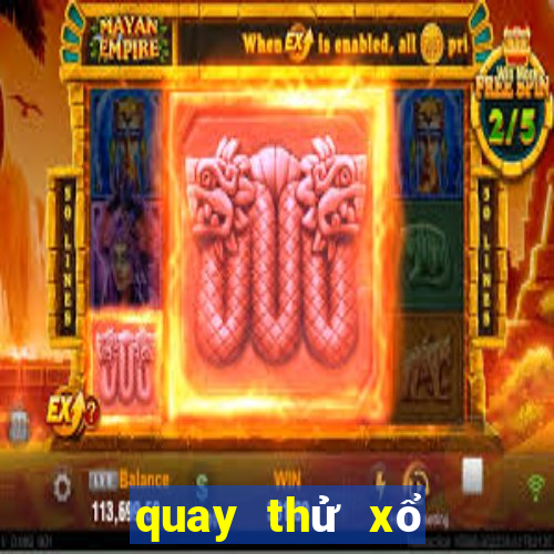 quay thử xổ số thừa thiên huế hôm nay