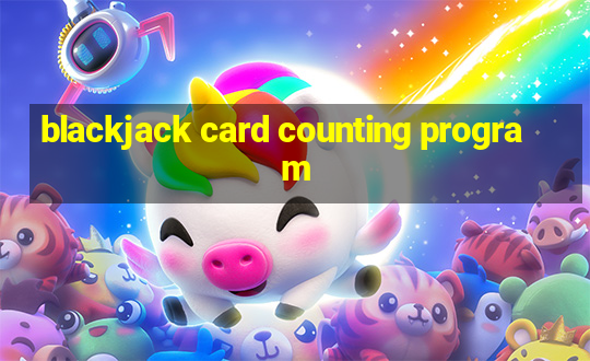 blackjack card counting program