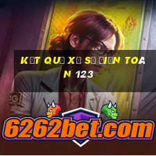 kết quả xổ số điện toán 123