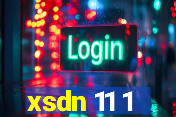 xsdn 11 1