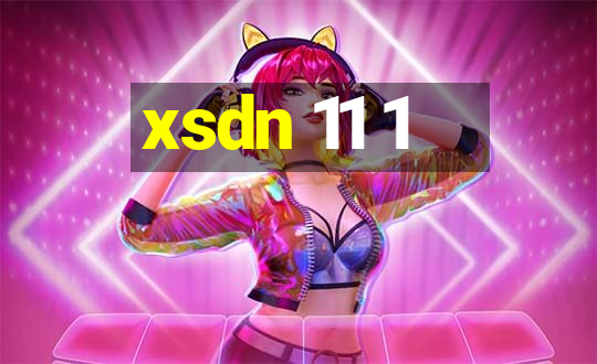 xsdn 11 1