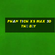 Phân tích XS Max 3D thứ bảy