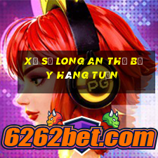 xổ số long an thứ bảy hàng tuần