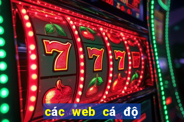 các web cá độ uy tín