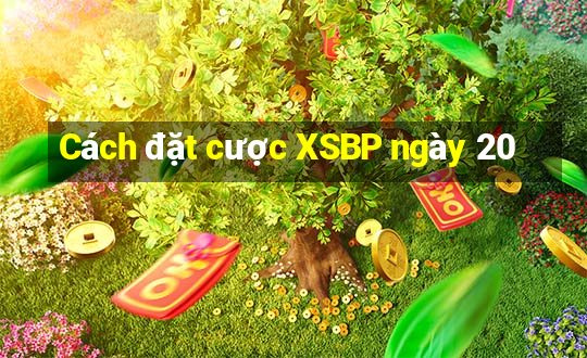 Cách đặt cược XSBP ngày 20