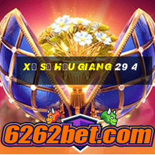 xổ số hậu giang 29 4