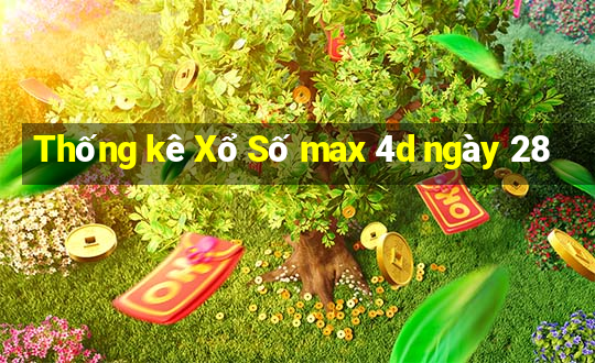 Thống kê Xổ Số max 4d ngày 28