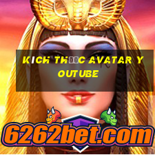 kích thước avatar youtube