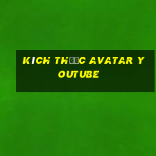 kích thước avatar youtube