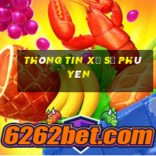 Thông tin xổ số phú yên