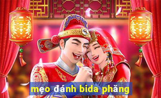 mẹo đánh bida phăng