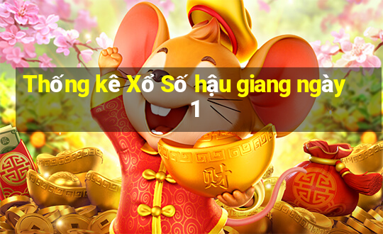 Thống kê Xổ Số hậu giang ngày 1