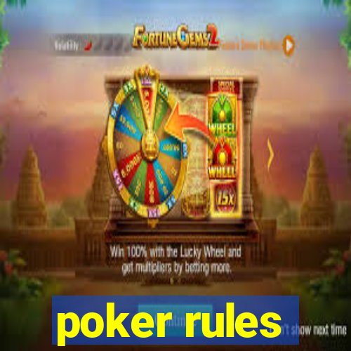 poker rules