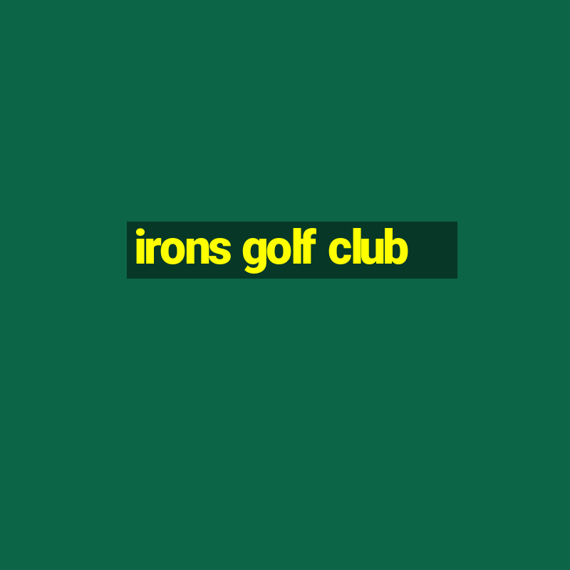 irons golf club