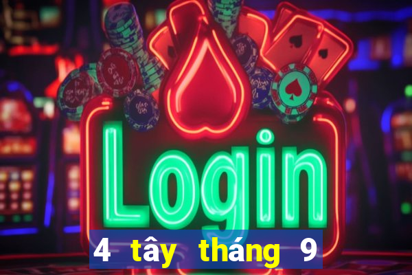 4 tây tháng 9 xổ số miền nam