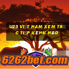 u23 việt nam xem trực tiếp kênh nào