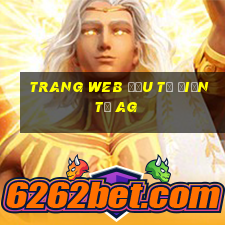 Trang web đầu tư điện tử ag