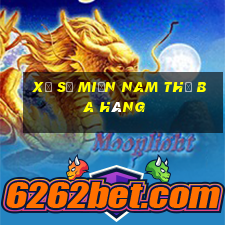 xổ số miền nam thứ ba hàng