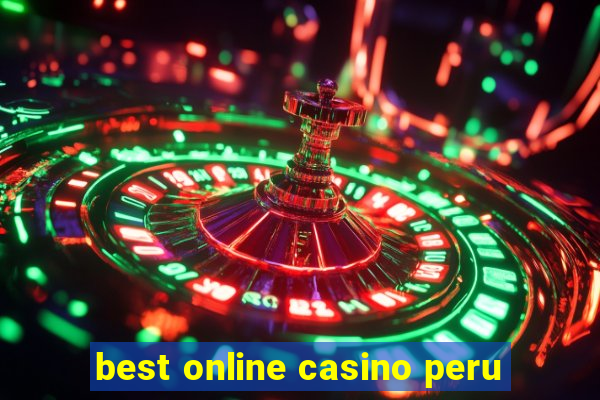 best online casino peru