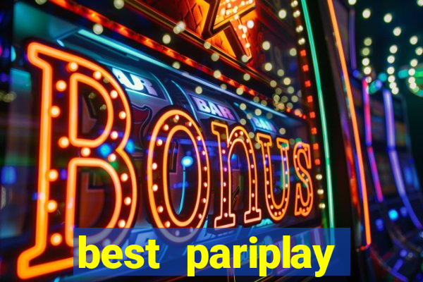 best pariplay online casino