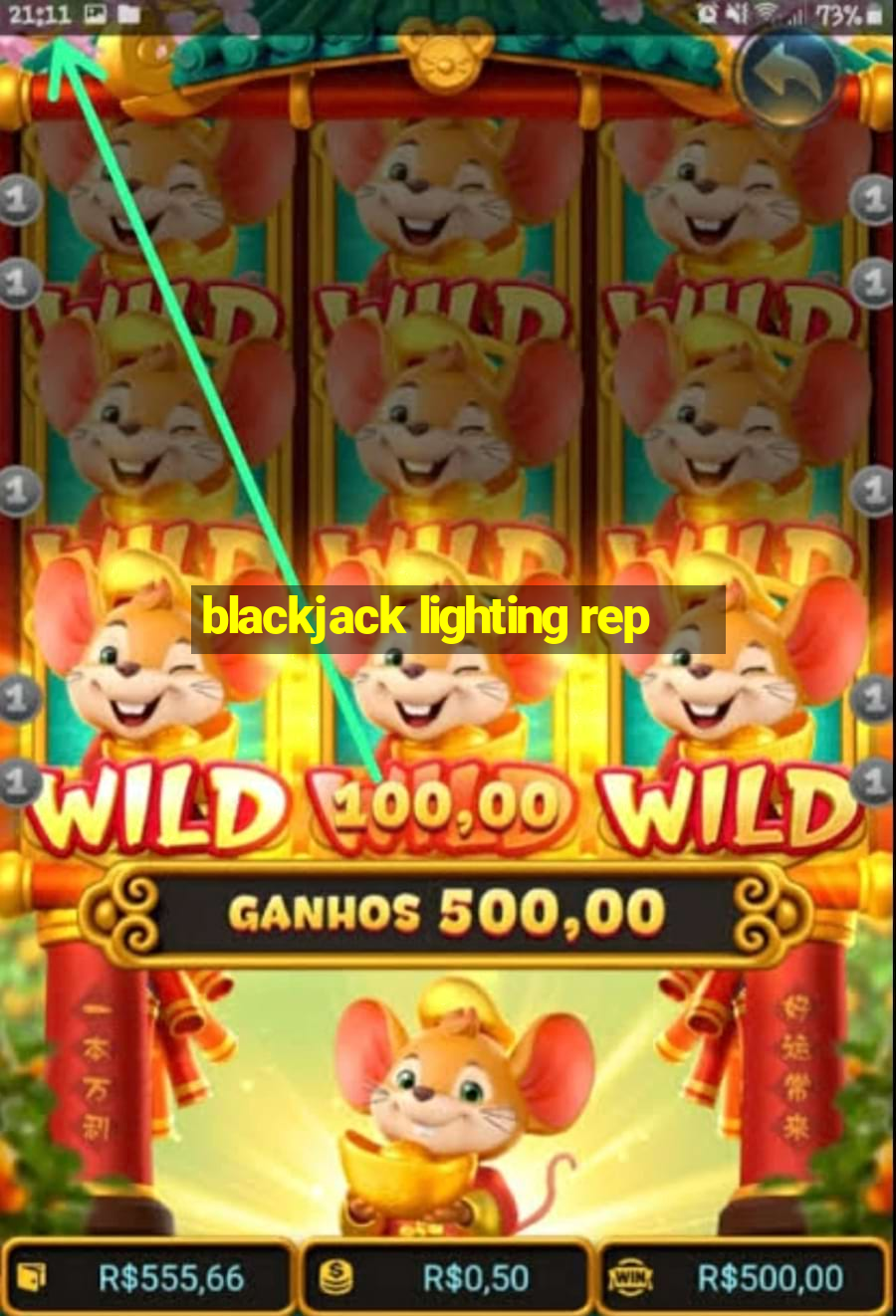 blackjack lighting rep