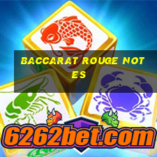 baccarat rouge notes