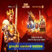 giochi casinò online