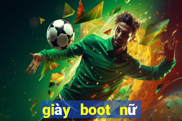 giày boot nữ cổ thấp de bệt