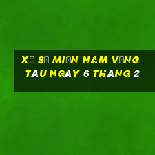 xổ số miền nam vũng tàu ngày 6 tháng 2