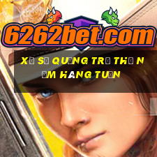 xổ số quảng trị thứ năm hàng tuần