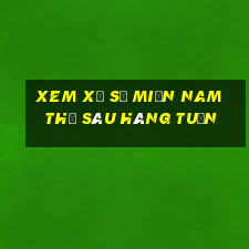 xem xổ số miền nam thứ sáu hàng tuần