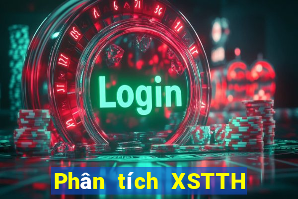 Phân tích XSTTH Thứ 3