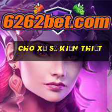 cho xổ số kiến thiết