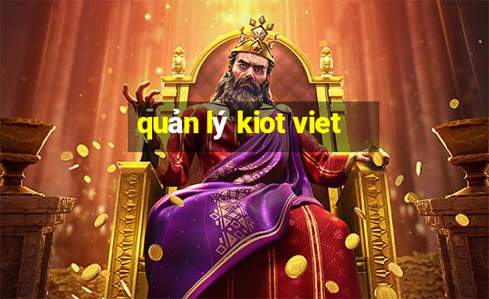 quản lý kiot viet