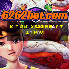 Kết quả XSAG ngày thứ năm