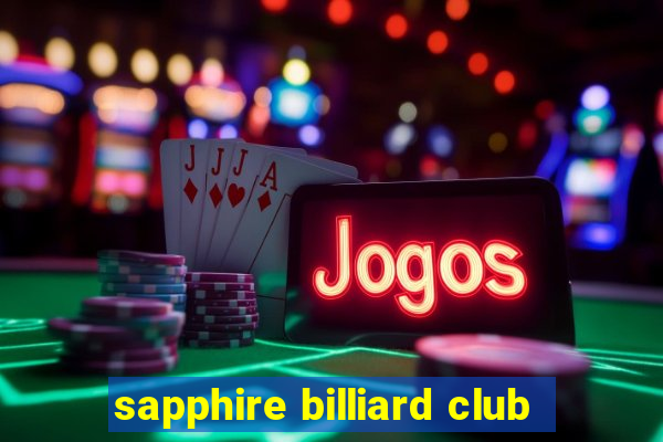 sapphire billiard club