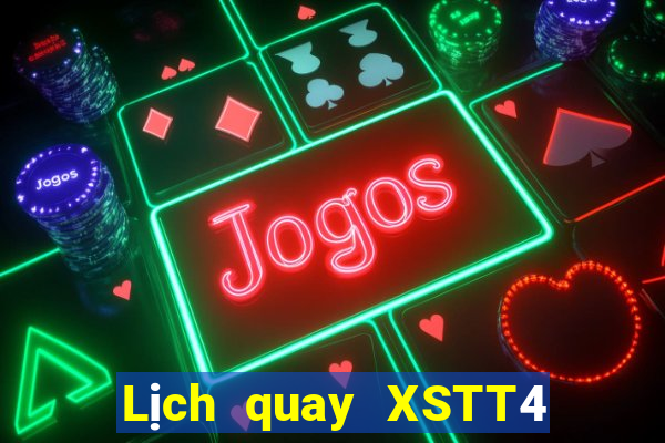 Lịch quay XSTT4 ngày 27