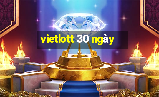 vietlott 30 ngày