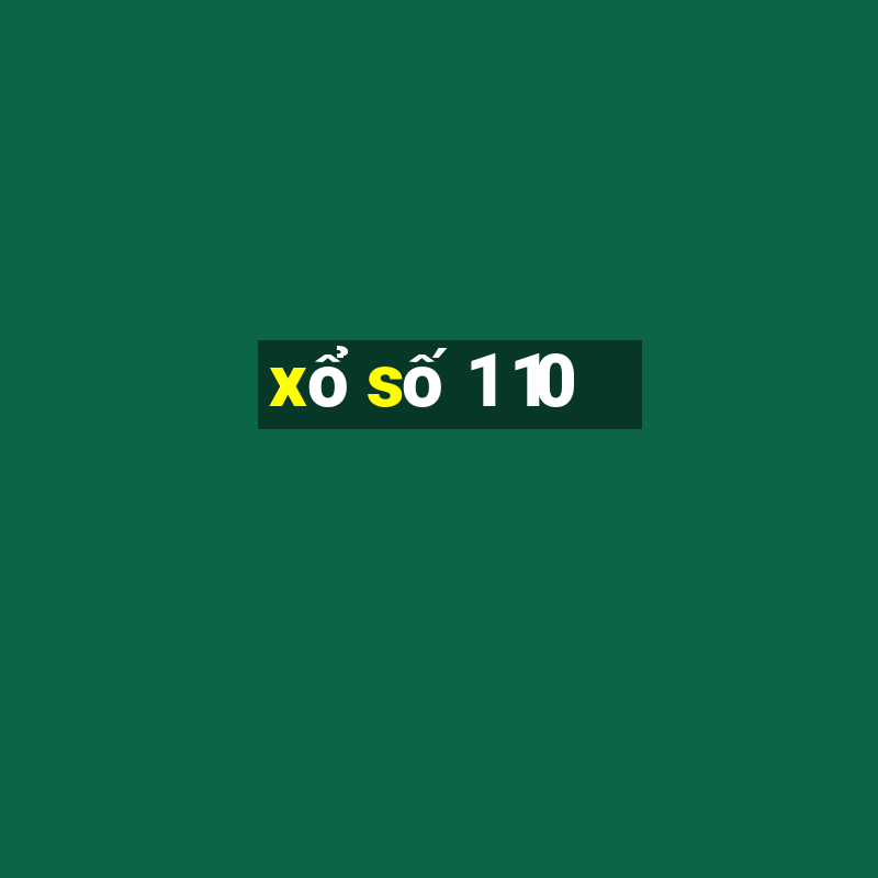 xo so 1 10