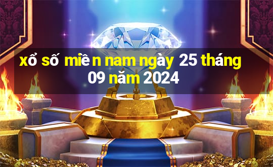 xổ số miền nam ngày 25 tháng 09 năm 2024