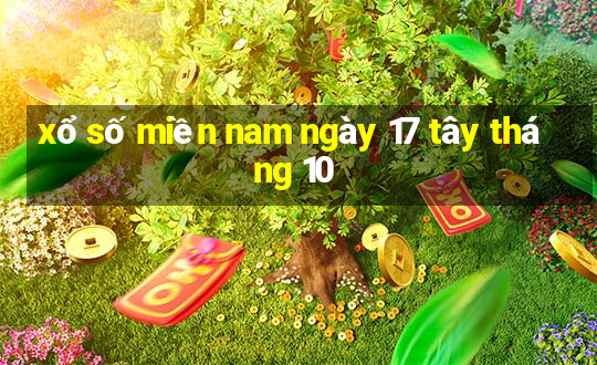 xổ số miền nam ngày 17 tây tháng 10