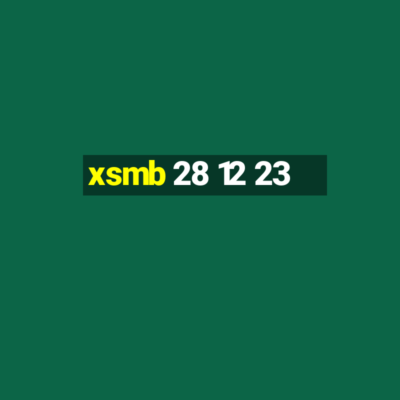 xsmb 28 12 23