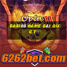 Babi88 Game Bài Quốc Tế