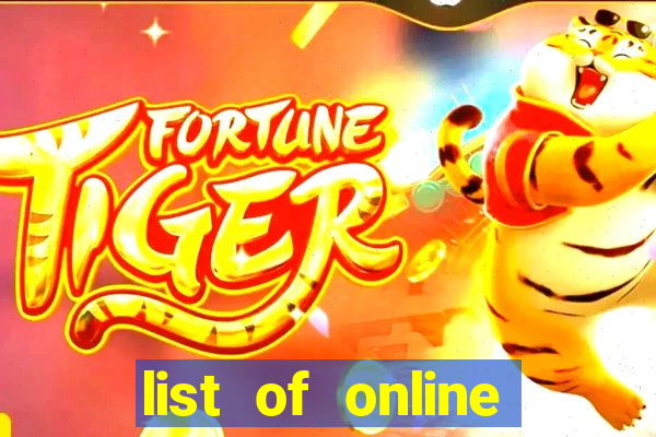 list of online casino uk