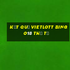 Kết quả vietlott Bingo18 thứ tư