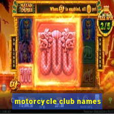 motorcycle club names