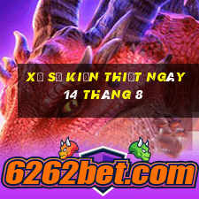 xổ số kiến thiết ngày 14 tháng 8