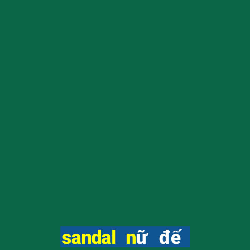 sandal nữ đế bệt quai chéo