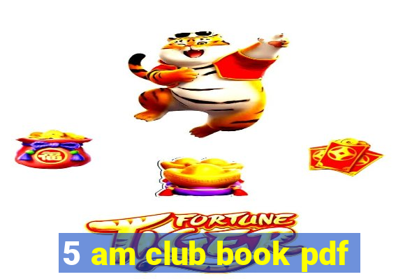 5 am club book pdf