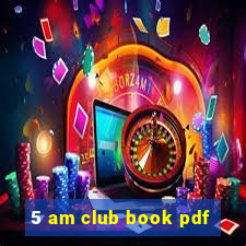 5 am club book pdf